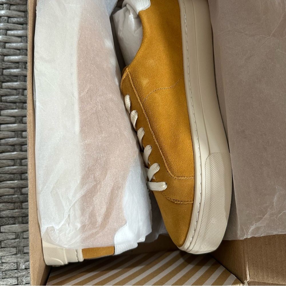 Soludos Ibiza Platform Sneaker Marigold Size US 10 NIB